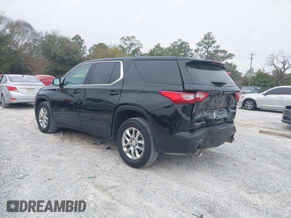 2020 Chevrolet Traverse LS with VIN 1GNEVFKW7LJ114417, listed as a IAAI auction lot 41686266 with 63,315 mi miles. Bid and sale history available at carsss.com. Image 3.