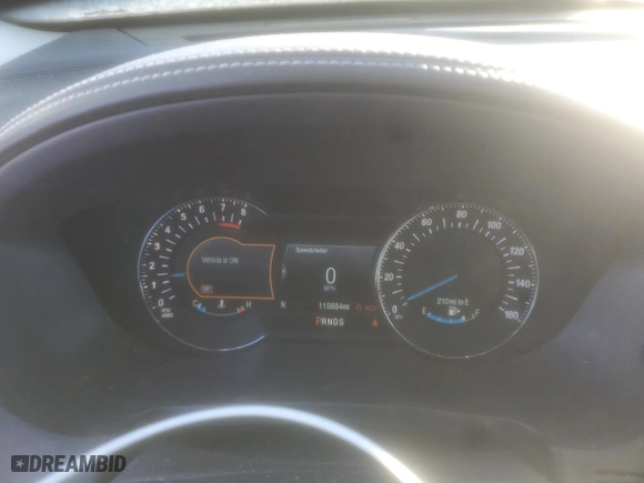2018 Ford Explorer Platinum with VIN 1FM5K8HT2JGC70848, listed as a Copart auction lot 45092125 with 115,884 mi miles and Salvage Title. Bid and sale history available at carsss.com. Image 9.