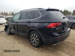 2019 Volkswagen Tiguan SE with VIN 3VV2B7AX2KM201195, listed as a Copart auction lot 52821335 with 72,382 mi miles and Salvage Title. Bid and sale history available at DreamBid. Image 2.