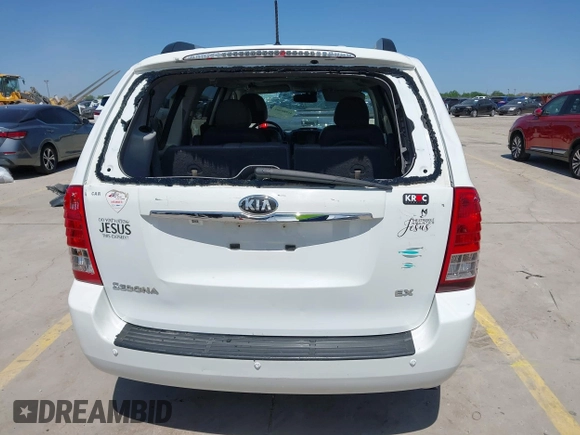 2014 Kia Sedona EX with VIN KNDMH4C76E6554982, listed as a IAAI auction lot 41980362 with 164,380 mi miles and . Bid and sale history available at DreamBid. Image 16.