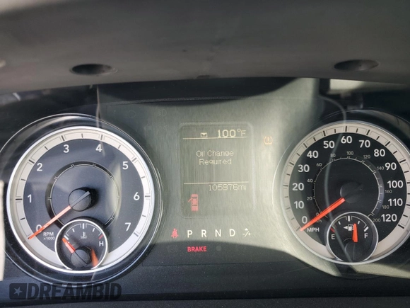 2018 Ram 1500 Tradesman with VIN 1C6RR7FT4JS190020, listed as a Copart auction lot 53287245 with 105,976 mi miles and Salvage title. Bid and sale history available at DreamBid. Image 9.