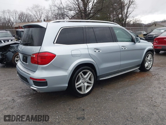 2016 Mercedes-Benz GL with VIN 4JGDF7DE3GA655476, listed as a IAAI auction lot 41710919 with 164,831 mi miles. Bid and sale history available at carsss.com. Image 4.