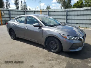 2022 Nissan Sentra S z VIN 3N1AB8BVXNY240341, wystawiony jako Copart lot #55802465 z przebiegiem Nie podano mil oraz Szkoda całkowita • Salvage title. Historia ofert i sprzedaży dostępna na DreamBid. Obrazek 4.