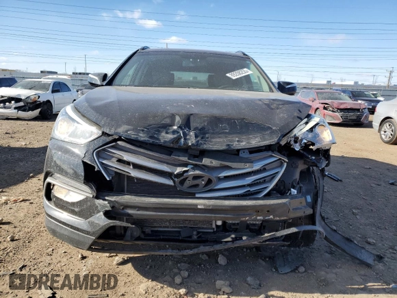 2017 Hyundai Santa Fe Sport 2.0T with VIN 5XYZU4LA6HG475228, listed as a Copart auction lot 89208255 with 121,664 mi miles and Salvage Title. Bid and sale history available at carsss.com. Image 5.