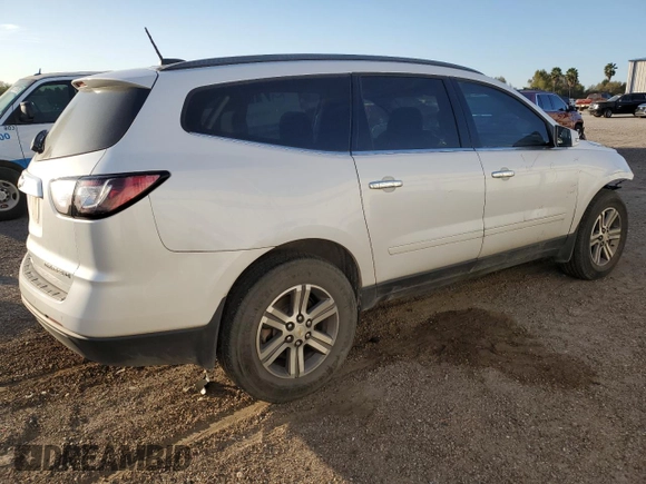 2016 Chevrolet Traverse LT with VIN 1GNKRGKD7GJ259104, listed as a Copart auction lot 87416754 with Not Provided miles and Clean Title. Bid and sale history available at carsss.com. Image 3.