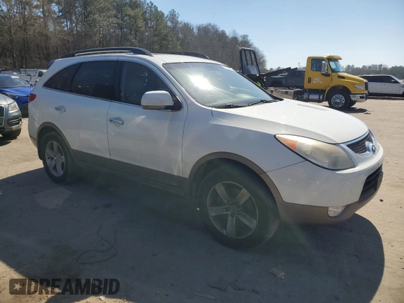 2011 Hyundai Veracruz GLS with VIN KM8NUDCC9BU152342, listed as a Copart auction lot 46422505 with 181,584 mi miles and Clean Title. Bid and sale history available at DreamBid. Image 4.