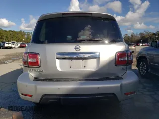 2020 Nissan Armada SL with VIN JN8AY2ND6L9106431, listed as a Copart auction lot 85059094 with 122,697 mi miles and Salvage Title. Bid and sale history available at carsss.com. Image 6.
