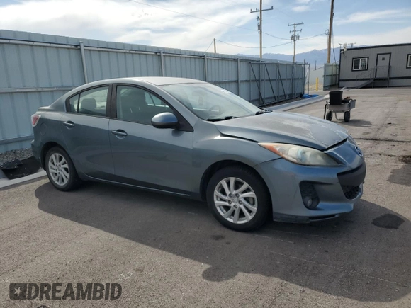 2012 Mazda 3 i Touring with VIN JM1BL1V78C1694656, listed as a Copart auction lot 51860975 with 146,193 mi miles and Salvage Title. Bid and sale history available at DreamBid. Image 4.