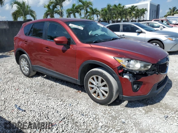2013 Mazda CX-5 Touring with VIN JM3KE4CE5D0164060, listed as a Copart auction lot 57113875 with 83,262 mi miles and Salvage Title. Bid and sale history available at DreamBid. Image 4.
