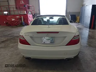 2012 Mercedes-Benz SLK-Class SLK 350 with VIN WDDPK5HA7CF033281, listed as a IAAI auction lot 41446225 with 99,518 mi miles. Bid and sale history available at carsss.com. Image 16.