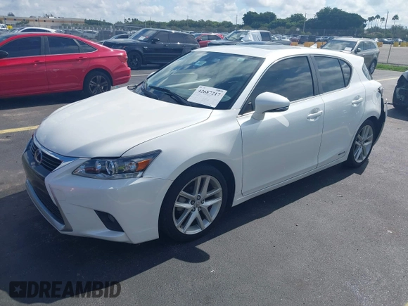2015 Lexus CT 200h with VIN JTHKD5BH8F2233021, listed as a IAAI auction lot 42687217 with 110,443 mi miles and . Bid and sale history available at DreamBid. Image 2.