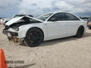 2016 Audi S8 Plus with VIN WUAJ5AFD9GN900790, listed as a Copart auction lot 64053684 with 62,669 mi miles and Salvage Title. Bid and sale history available at carsss.com. Image 1.