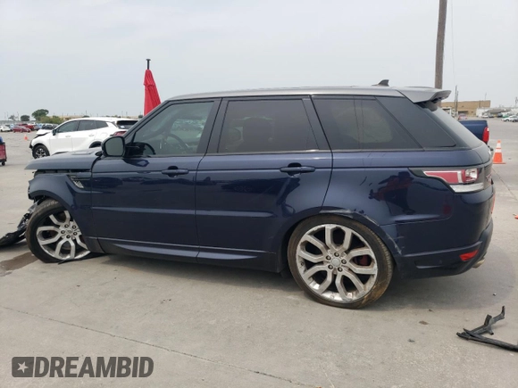 2016 Land Rover Range Rover Sport Autobiography with VIN SALWV2EF4GA551906, listed as a Copart auction lot 66838054 with 59,092 mi miles and Salvage title. Bid and sale history available at DreamBid. Image 2.