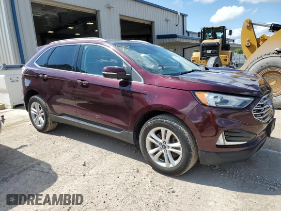 2019 Ford Edge SEL with VIN 2FMPK4J9XKBB95468, listed as a Copart auction lot 62080795 with 79,072 mi miles and Salvage title. Bid and sale history available at DreamBid. Image 4.