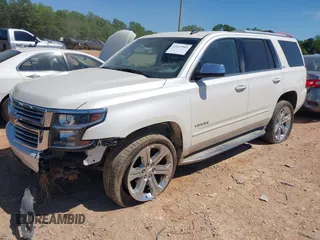 2015 Chevrolet Tahoe LTZ z VIN 1GNSKCKC7FR115444, wystawiony jako IAAI lot #42113903 z przebiegiem 162 383 mil mil oraz . Historia ofert i sprzedaży dostępna na DreamBid. Obrazek 2.