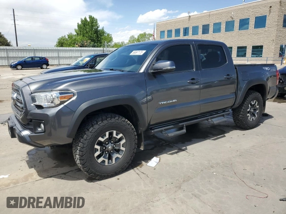 2017 Toyota Tacoma SR5 z VIN 3TMCZ5AN6HM060416, wystawiony jako Copart lot #56697175 z przebiegiem 120 029 mil mil oraz Szkoda całkowita • Salvage title. Historia ofert i sprzedaży dostępna na DreamBid. Obrazek 1.
