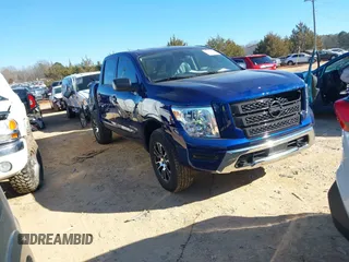 2024 Nissan Titan SV with VIN 1N6AA1EC7RN111913, listed as a IAAI auction lot 41365570 with 8,442 mi miles and . Bid and sale history available at DreamBid. Image 1.