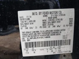2017 Lincoln MKX Reserve с VIN 2LMPJ8LR3HBL14806, выставлен на аукционе IAAI как лот 41846846 с пробегом 131 477 миль миль и . История ставок и продаж доступна на DreamBid. Изображение 9.