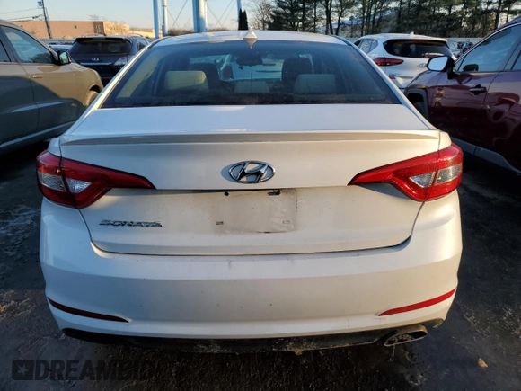 2015 Hyundai Sonata 2.4L SE with VIN 5NPE24AF9FH256479, listed as a Copart auction lot 42249475 with 140,529 mi miles and Clean Title. Bid and sale history available at carsss.com. Image 6.