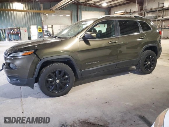 2015 Jeep Cherokee Limited with VIN 1C4PJMDS7FW563311, listed as a Copart auction lot 55268115 with 154,985 mi miles and Clean Title. Bid and sale history available at carsss.com. Image 1.