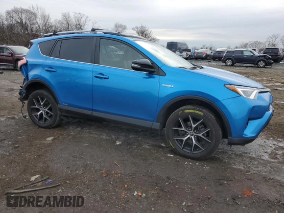 2017 Toyota RAV4 Hybrid SE with VIN JTMJJREV1HD120971, listed as a Copart auction lot 86187384 with 79,887 mi miles and Salvage Title. Bid and sale history available at carsss.com. Image 4.