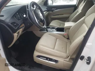 2019 Acura MDX Technology with VIN 5J8YD3H57KL006406, listed as a Copart auction lot 54183075 with 35,796 mi miles and Salvage title. Bid and sale history available at DreamBid. Image 7.