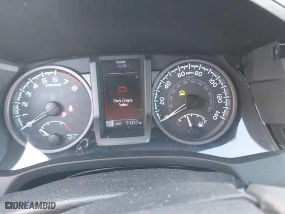 2016 Toyota Tacoma SR5 with VIN 3TMDZ5BN8GM004995, listed as a IAAI auction lot 41979497 with 91,227 mi miles. Bid and sale history available at carsss.com. Image 15.