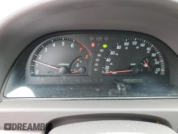 2004 Toyota Camry LE with VIN 4T1BE30K64U323377, listed as a Copart auction lot 58249465 with 274,902 mi miles and Salvage title. Bid and sale history available at DreamBid. Image 9.