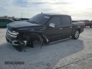 2019 Ford F-150 XL with VIN 1FTEW1E57KFC03711, listed as a Copart auction lot 43199345 with 103,197 mi miles and Salvage title. Bid and sale history available at DreamBid. Image 1.
