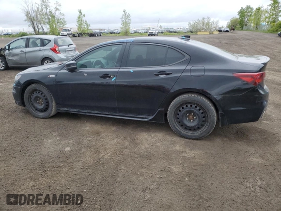 2018 Acura TLX Advance with VIN 19UUB3F82JA800564, listed as a Copart auction lot 58176705 with Not provided miles and Salvage title. Bid and sale history available at DreamBid. Image 2.