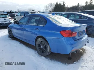 2013 BMW 3 Series 335i xDrive with VIN WBA3B9C56DF585606, listed as a Copart auction lot 46233045 with 213,218 mi miles and Salvage Title. Bid and sale history available at carsss.com. Image 2.