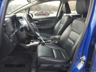 2017 Honda Fit EX-L with VIN 3HGGK5H80HM704757, listed as a Copart auction lot 80079734 with 53,397 mi miles and Salvage Title. Bid and sale history available at DreamBid. Image 7.