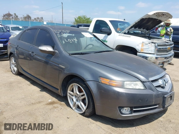 2008 Acura TL with VIN 19UUA662X8A005031, listed as a IAAI auction lot 42097705 with 1 mi miles. Bid and sale history available at carsss.com. Image 1.
