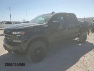 2021 Chevrolet Silverado 1500 LT Trail Boss with VIN 3GCPYFEDXMG334267, listed as a Copart auction lot 47261455 with 60,153 mi miles and Salvage Title. Bid and sale history available at carsss.com. Image 1.