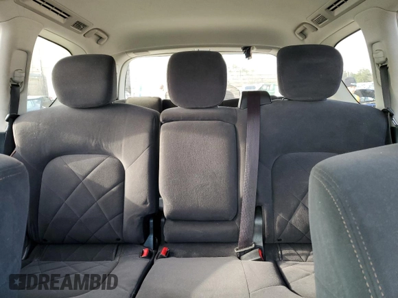 2017 Nissan Armada SV with VIN JN8AY2NC7H9507419, listed as a Copart auction lot 49708345 with 136,296 mi miles and Salvage Title. Bid and sale history available at DreamBid. Image 10.