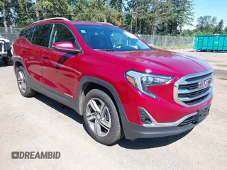 2020 GMC Terrain SLT z VIN 3GKALVEVXLL207293, wystawiony jako IAAI lot #42386129 z przebiegiem 101 577 mil mil oraz . Historia ofert i sprzedaży dostępna na DreamBid. Obrazek 1.