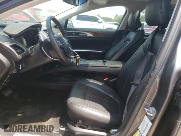 2014 Lincoln MKZ with VIN 3LN6L2GK3ER821536, listed as a Copart auction lot 62462775 with Not provided miles and Salvage title. Bid and sale history available at DreamBid. Image 7.