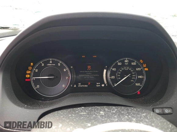 2019 Acura RDX z VIN 5J8TC2H30KL030164, wystawiony jako Copart lot #58538855 z przebiegiem 71 474 mil mil oraz Szkoda całkowita • Salvage title. Historia ofert i sprzedaży dostępna na DreamBid. Obrazek 9.