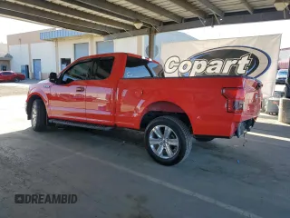 2018 Ford F-150 XL with VIN 1FTEX1CP8JKF82029, listed as a Copart auction lot 55521375 with 90,475 mi miles and Salvage title. Bid and sale history available at DreamBid. Image 2.