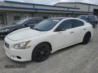 2014 Nissan Maxima SV with VIN 1N4AA5AP2EC456510, listed as a Copart auction lot 54312975 with 151,707 mi miles and Salvage title. Bid and sale history available at DreamBid. Image 1.
