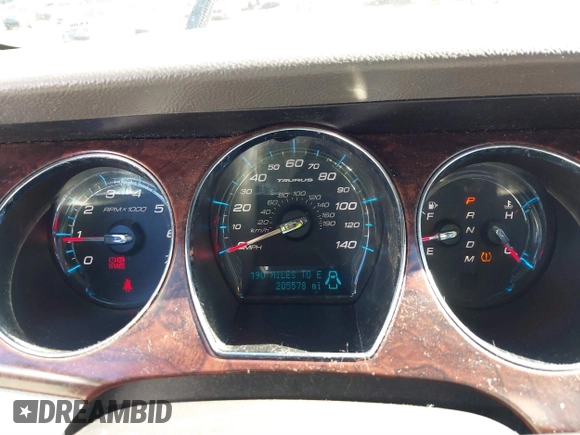 2010 Ford Taurus SEL with VIN 1FAHP2EW1AG148874, listed as a IAAI auction lot 41129750 with 205,578 mi miles and . Bid and sale history available at carsss.com. Image 15.