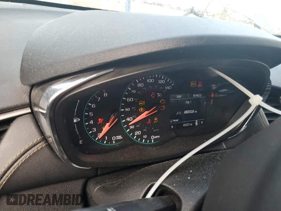 2020 Chevrolet Trax LS with VIN 3GNCJKSB7LL315171, listed as a Copart auction lot 50702695 with 49,321 mi miles and Non Repairable. Bid and sale history available at carsss.com. Image 9.