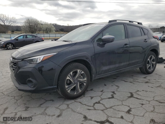 2024 Subaru Crosstrek Premium with VIN JF2GUADC8R8891460, listed as a Copart auction lot 48700035 with 5,225 mi miles and Salvage Title. Bid and sale history available at carsss.com. Image 1.