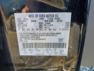 2006 Ford F-150 XLT with VIN 1FTPX14V16FB06890, listed as a Copart auction lot 46898095 with 268,804 mi miles and Salvage Title. Bid and sale history available at carsss.com. Image 12.