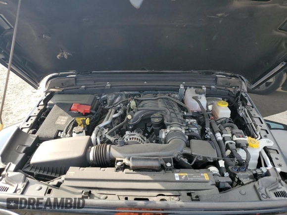 2024 Jeep Wrangler Sahara with VIN 1C4PJXEG8RW262661, listed as a Copart auction lot 55464325 with 561 mi miles and Salvage title. Bid and sale history available at DreamBid. Image 11.