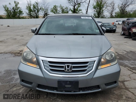 2009 Honda Odyssey EX-L with VIN 5FNRL387X9B055281, listed as a Copart auction lot 53981085 with 153,290 mi miles and Salvage Title. Bid and sale history available at carsss.com. Image 5.
