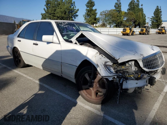 1994 Mercedes-Benz S 320 with VIN WDBGA32E6RA177390, listed as a Copart auction lot 47685975 with Not Provided miles and Salvage Title. Bid and sale history available at DreamBid. Image 4.