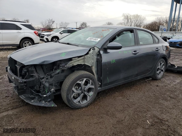 2021 Kia Forte LXS with VIN 3KPF24AD2ME288713, listed as a Copart auction lot 49091065 with 38,290 mi miles and Salvage Title. Bid and sale history available at carsss.com. Image 1.