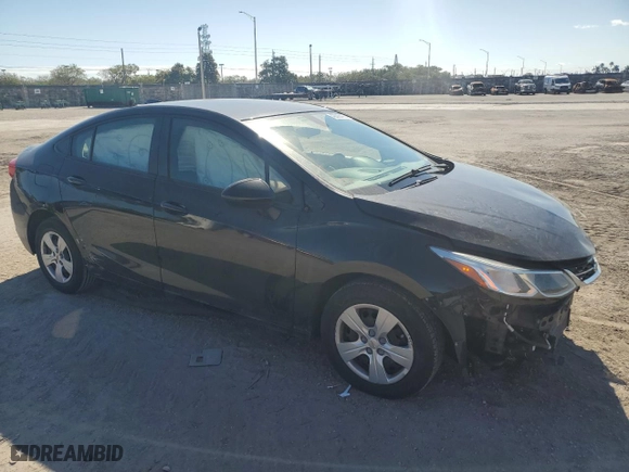 2018 Chevrolet Cruze LS with VIN 1G1BC5SM1J7172634, listed as a Copart auction lot 42093475 with 56,911 mi miles and Salvage Title. Bid and sale history available at carsss.com. Image 4.