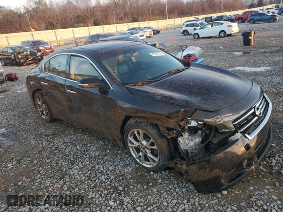 2014 Nissan Maxima S with VIN 1N4AA5AP7EC489860, listed as a Copart auction lot 85394734 with 118,274 mi miles and Salvage Title. Bid and sale history available at DreamBid. Image 4.
